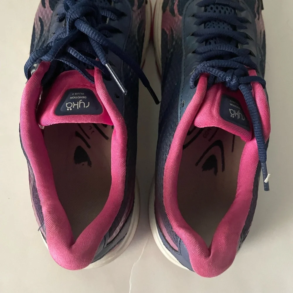 RYKA Women's Devotion Plus 2 Walking Shoe, Blue/Rose Violet/Chrome Silver Sz 9M